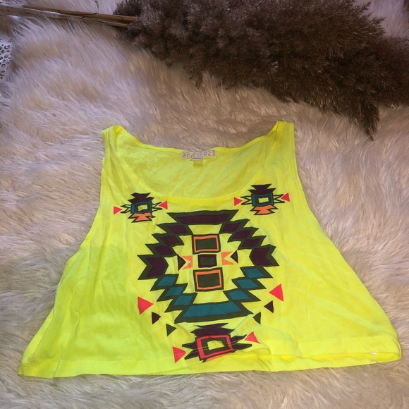 Forever 21 Tops - ⚡️✨7 FOR $10!!!✨⚡️ crop Aztec forever 21 tank
